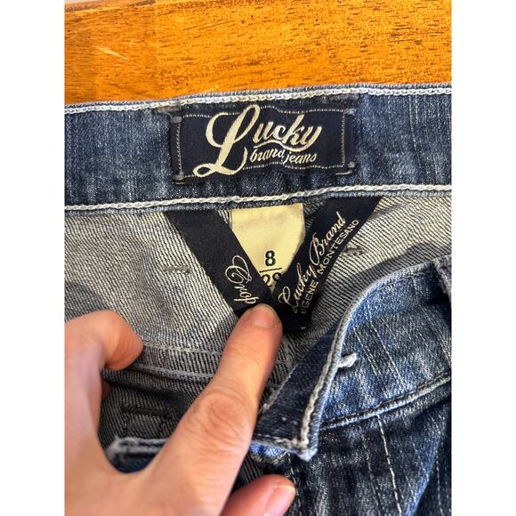 Lucky Brand Dungarees Classic Rider Crop Jeans - Picture 3 of 7